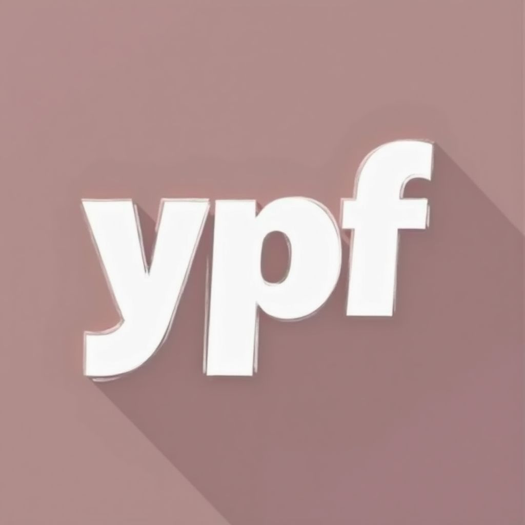 Logo YPF Blanco